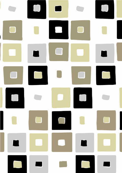 Dusjforheng Square Spots 180 x 200 cm - Geyser